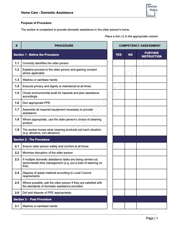 EXAMPLE - SOPCOMP - HC - Domestic Assistance